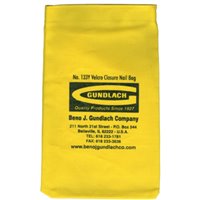 Gundlach 133Y Nail Bag w/ Velcro Closure - Yellow