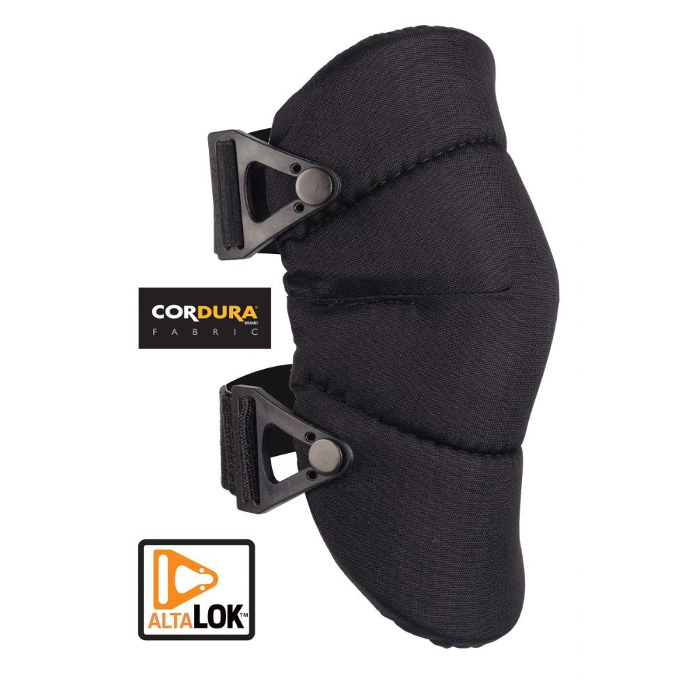 (image for) Alta 50703.00 AltaSOFT Industrial Capless Knee Pads - AltaLOK Black