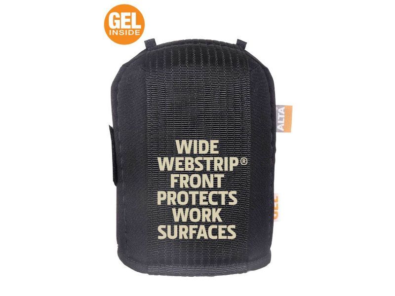 (image for) ALTA 56210 AltaGUARD Capless Industrial Knee Pads w/ Gel Insert - AltaGRIP Black