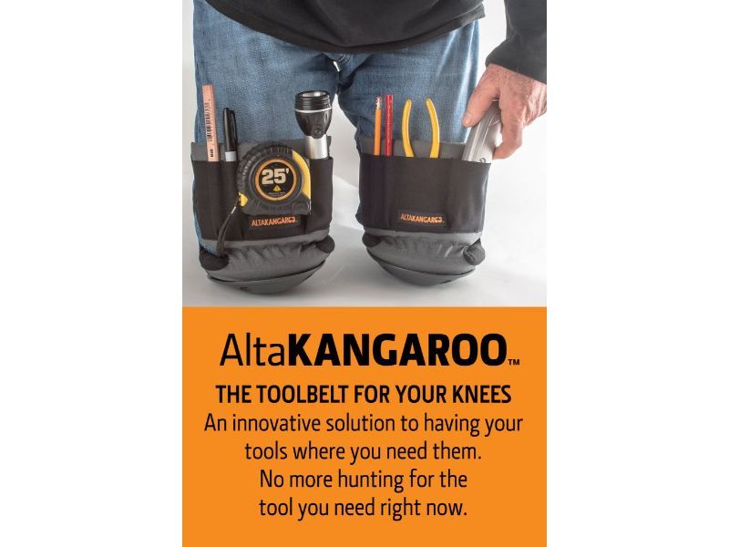 (image for) ALTA 60330.50 AltaKANGAROO Knee Pads w/ Tool Pouches - AltaLOK