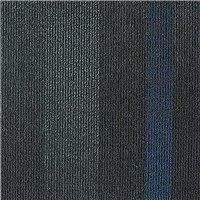 Next Floor Contiuum 19.7" x 39.4" Solution Dyed Twisted Polypropylene Modular Commercial Carpet Tile - Azurite Vein 840 004