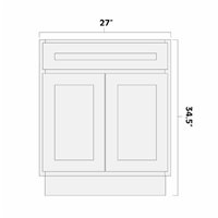 Double Doors & Single Drawer Base Cabinets