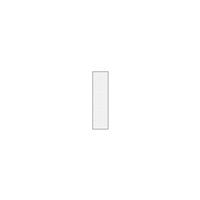 (image for) M-Trim 1x3 5/8" x 2-1/2" x 12' Waterproof Baseboard - Deco Square