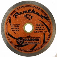 Diamond Professionals BCRD45 The Panther 4.5" Standard Wet/Dry Saw Blade - Bronze Series