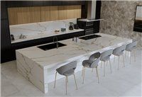 Phoenix Quartz 126" x 63" x 3cm - Calacatta Tesoro