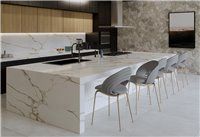 (image for) Phoenix Quartz 126" x 63" x 3cm - Calacatta Tesoro