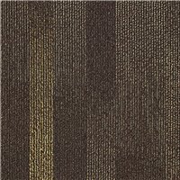 Next Floor Contiuum 19.7" x 39.4" Solution Dyed Twisted Polypropylene Modular Commercial Carpet Tile - Coffee 840 013