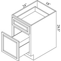Legacy 18" Deck Drawer Base Cabinet - LEG-DBD18