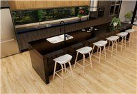 Phoenix Quartz 126" x 63" x 3cm - Diamond Black