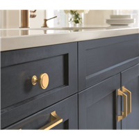 Amerock Exceed 3-3/4in(96mm) Center-To-Center Pull - Champagne Bronze