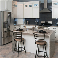 (image for) White Shaker 30" x 42" Microwave Wall Cabinet - WS-MW3042