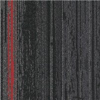 Next Floor Context & Highlight 19.7" x 39.4" Solution Dyed Nylon Modular Commercial Carpet Tile - Midnight Flare 707 101