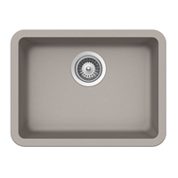 Pelican PL-350 Granite Composite Undermount Kitchen Sink 19 3/4'' x 14 7/8" - Concrete