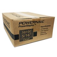 (image for) Powernail PS-5010C 5/16" Chisel Point Carpet Pad Staples - 5000 Per Box