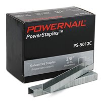 Powernail PS-5012C 3/8" Chisel Point Carpet Pad Staples - 5000 Per Box