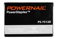 (image for) Powernail PS-7512D 3/8" Divergent Point Carpet Pad Staples - 5000 Per Box