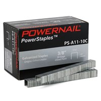 Powernail PS-A11-10C 3/8" Chisel Point Carpet Pad Staples - 5000 Per Box