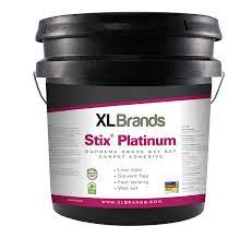 XL Brands Stix Platinum Supreme Grade Wet Set Carpet Adhesive - 1 Gal. Pail