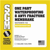 SGM SC1132 Southcrete 1132 One-Part Liquid Anti-Fracture & Waterproofing Membrane - 5 Gal.