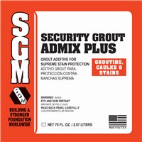 SGM Security Grout Admix Plus - 70 Oz. Jug