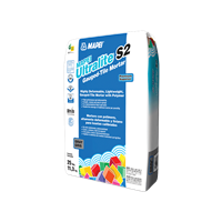 Mapei Ultralite S2 Thin Tile Mortar Premium Highly Deformable Lightweight Thin-Tile Mortar w/ Polymer Gray - 25 Lb. Bag