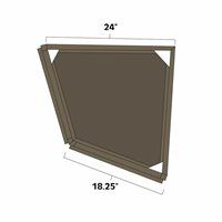 (image for) Winchester Grey 24" Angled End Base Cabinet - WIN-BA24