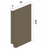 Winchester Grey Base End Panel - WIN-BEP3