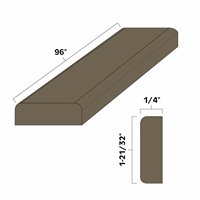 Winchester Grey 96" (8') Batten Molding - WIN-BM8