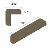 Winchester Grey 96" (8') Outside Corner Molding - WIN-OCS8