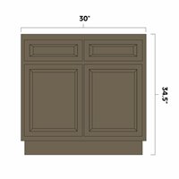 Winchester Grey 30" Vanity Sink Base Cabinet - WIN-V3021