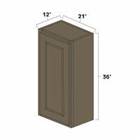 Winchester Grey 21" x 36" Single Door Wall Cabinet - WIN-W2136