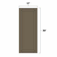Winchester Grey 12" x 30" Angled End Wall Cabinet - WIN-WCA1230
