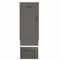 West Point Grey 12" Single Door & Drawer Base Cabinet - WPG-B12