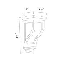 West Point Grey Small Corbel - WPG-CBLPN2