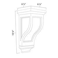 West Point Grey Large Corbel - WPG-CBLPN3