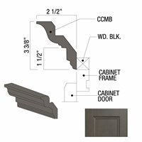 West Point Grey 96" Crown Molding - WPG-LCM8