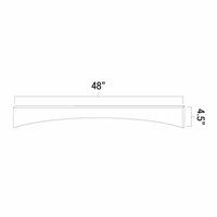 (image for) West Point Grey 48" Arched Valance - WPG-VA48
