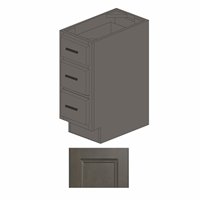 West Point Grey 12" Three Drawer Vanity Cabinet - WPG-VDB1221