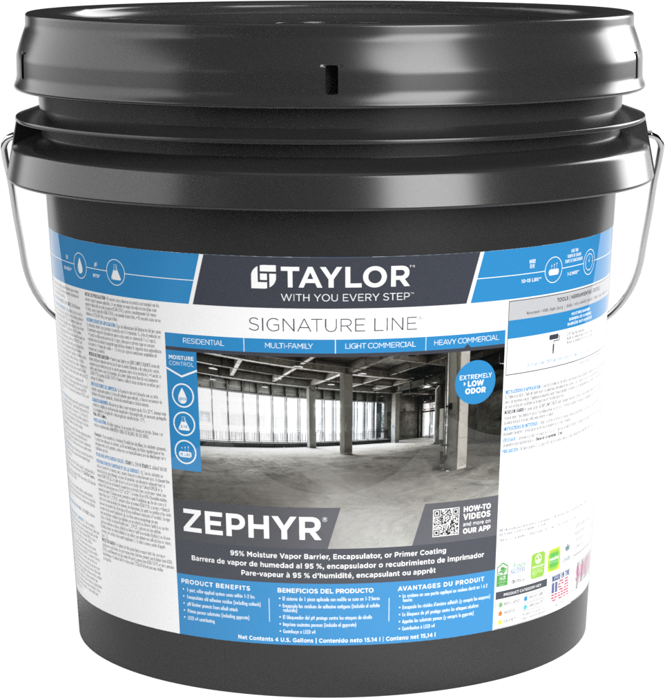 Taylor Zephyr 95% Moisture Vapor Barrier, Encapulator - 4 Gallon