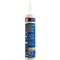 Tower Sealants TS-00295 All Purpose 10.1 oz. Silicone - Clear